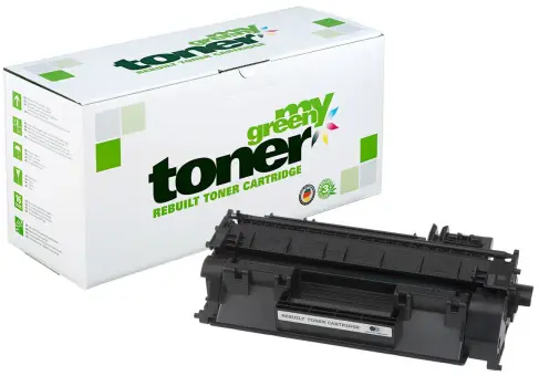 Kompatibel zu HP CF280A Schwarz ca. 2.700 Seiten, (My Green Toner) 