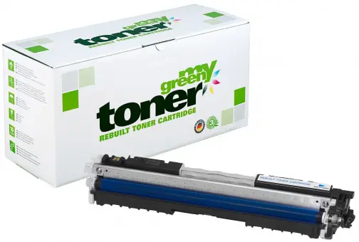 Alternativ Toner für HP CF351A Cyan ca. 1.000 Seiten (My Green Toner) 