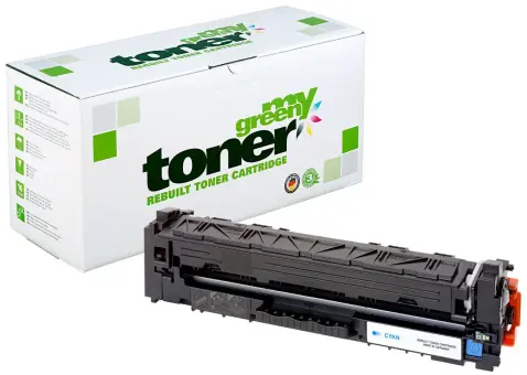 Kompatibel zu HP CF531A Cyan ca. 900 Seiten, (My Green Toner) 