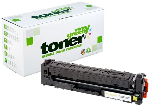 Kompatibel zu HP CF532A Gelb ca. 900 Seiten, (My Green Toner) 
