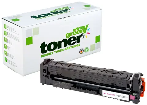 Kompatibel zu HP CF543X Magenta ca. 2.500 Seiten, (My Green Toner) 