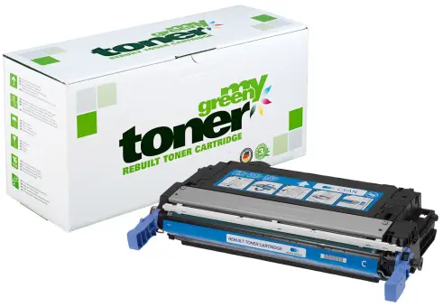 Kompatibel zu HP Q5951A Cyan ca. 10.000 Seiten, (My Green Toner) 