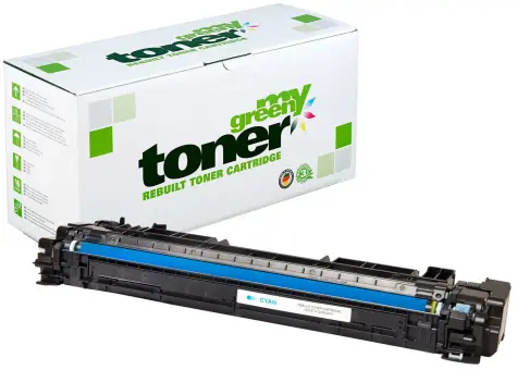 Kompatibel zu HP658A W2001X Cyan ca. 28.000 Seiten, (My Green Toner) 