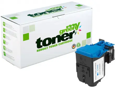 Alternativ Toner für Konica Minolta A0X5450 Cyan ca. 6.000 Seiten (My Green Toner) 