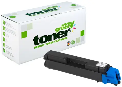 Kompatibel zu Kyocera TK-580C HC Cyan ca. 5.600 Seiten, (My Green Toner) 