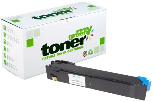 Kompatibel zu Kyocera TK-5205C 1T02R5CNL0 Cyan ca. 12.000 Seiten, (My Green Toner) 