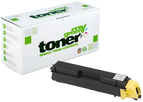 Kompatibel zu Kyocera TK-590Y Gelb ca. 5.000 Seiten, (My Green Toner) 