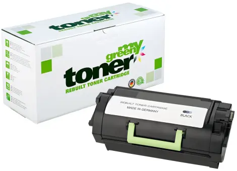 Kompatibel zu Lexmark 52D2000 Schwarz ca. 6.000 Seiten, (My Green Toner) 
