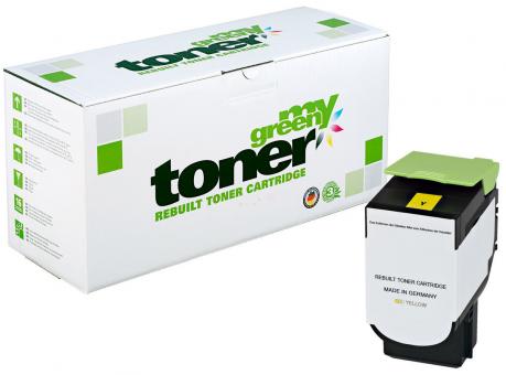 My Green Toner Alternativ Toner für Lexmark 70C0X40 Yellow ca. 4.000 Seiten 