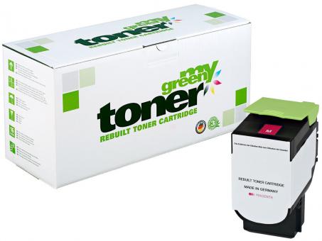 My Green Toner Alternativ Toner für Lexmark 70C2HM0 Magenta ca. 3.000 Seiten 