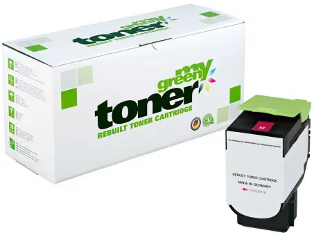 Kompatibel zu Lexmark 71B2HM0 Magenta ca. 3.500 Seiten, (My Green Toner) 