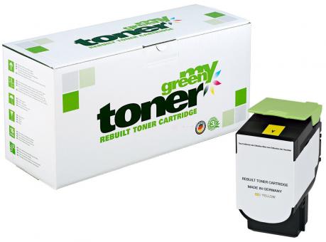 My Green Toner Alternativ Toner für Lexmark 80C2HY0 Yellow ca. 3.000 Seiten 
