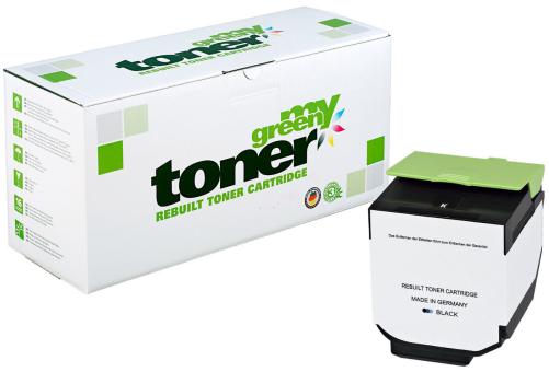 My Green Toner Alternativ Toner für Lexmark 80C2SK0 Schwarz ca. 2.500 Seiten 