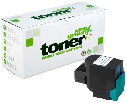 Alternativ Toner für Lexmark C540H1CG Cyan ca. 2.000 Seiten (My Green Toner) 