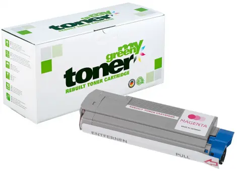 Alternativ Toner für Oki 43381906[HC] Magenta[HC] ca. 8.000 Seiten (My Green Toner) 