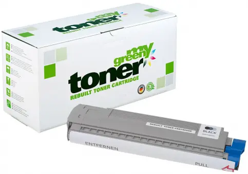 Alternativ Toner für Oki 44059212 Schwarz ca. 9.500 Seiten (My Green Toner) 