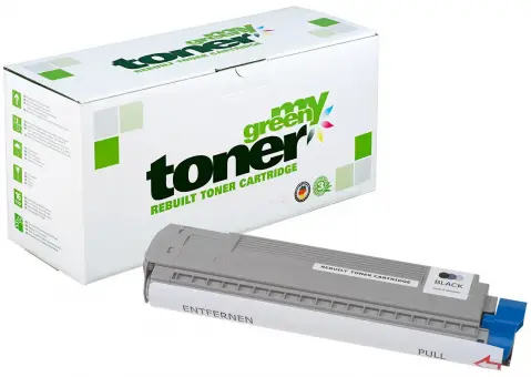 Alternativ Toner für Oki 44059232 Schwarz ca. 9.000 Seiten (My Green Toner) 