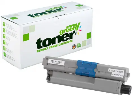 Alternativ Toner für Oki 44469803[HC] Schwarz[HC] ca. 5.000 Seiten (My Green Toner) 