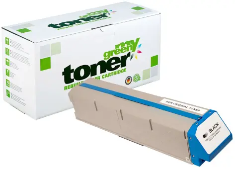 Kompatibel zu Oki 45536508 Schwarz ca. 38.000 Seiten, (My Green Toner) 