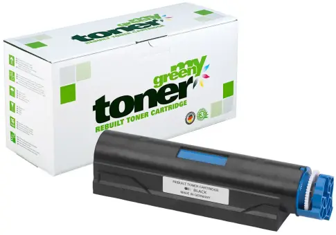 Kompatibel zu Oki 45807102 Schwarz ca. 3.000 Seiten, (My Green Toner) 