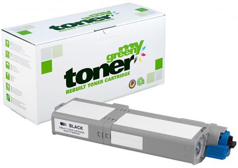 My Green Toner Alternativ Toner für Oki 46490608 Schwarz ca. 7.000 Seiten 