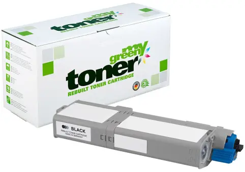 Kompatibel zu Oki 46490608 Schwarz ca. 7.000 Seiten, (My Green Toner) 