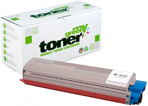 Alternativ Toner für Oki 46861308 Schwarz ca. 10.000 Seiten (My Green Toner) 