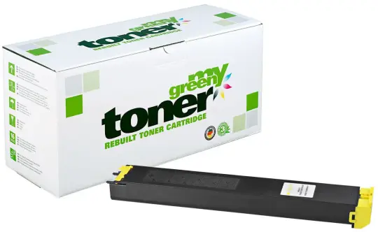 Kompatibel zu Sharp MX-36GTYA Gelb ca. 15.000 Seiten, (My Green Toner) 