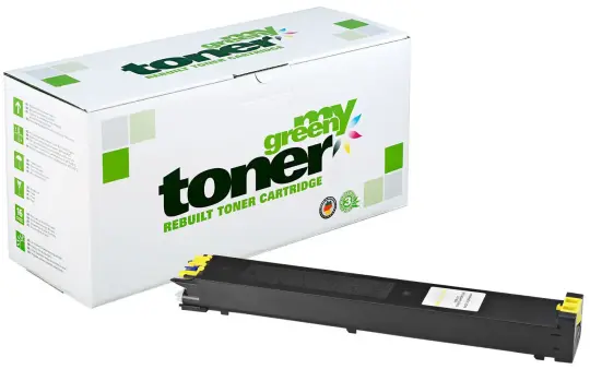 Kompatibel zu Sharp MX-31GTYA Gelb ca. 15.000 Seiten, (My Green Toner) 