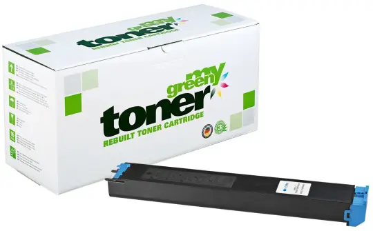 Kompatibel zu Sharp MX-36GTCA Cyan ca. 15.000 Seiten, (My Green Toner) 