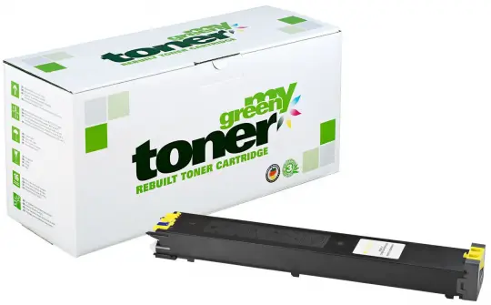 Kompatibel zu Sharp MX-51GTYA Gelb ca. 18.000 Seiten, (My Green Toner) 