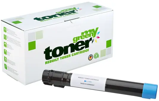 Kompatibel zu Xerox 006R01698 Cyan ca. 15.000 Seiten, (My Green Toner) 