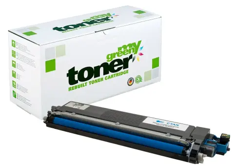 Kompatibel zu Brother TN-248XLC Cyan ca. 2.300 Seiten, (My Green Toner) 