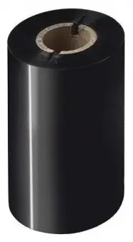 Original Brother BrP1D300110 Schwarz Thermotransferrolle Thermotransfer-Farbband, Premium Harz, 110 x 300m, Schwarz 