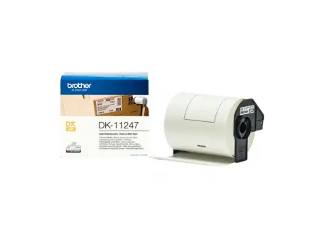 Original Brother DK-11247 Einzel-Etiketten, 103 x 164mm, Weiß 180 Stück/Rolle 