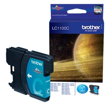 Original Brother LC1100C Tintenpatrone Cyan ca. 325 Seiten 