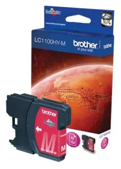Brother LC1100HYM Druckerpatrone Magenta ca. 750 Seiten, 