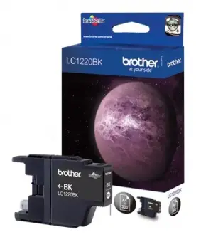 Brother LC1220BK Druckerpatrone Schwarz ca. 300 Seiten, 
