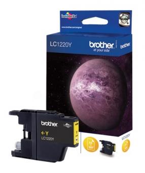 Original Brother LC1220Y Tintenpatrone Yellow ca. 300 Seiten 