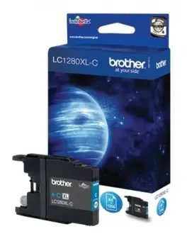 Brother LC1280XLC Druckerpatrone Cyan ca. 1.200 Seiten, 