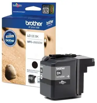 Brother LC12EBK Druckerpatrone Schwarz ca. 2.400 Seiten, 