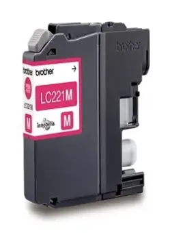 Brother LC221M Druckerpatrone Magenta 3.9ml ca. 260 Seiten, 