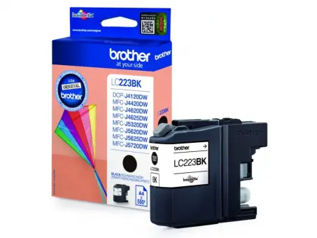 Original Brother LC223BK Tintenpatrone Schwarz 11.8ml ca. 550 Seiten 