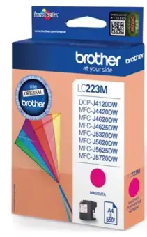 Brother LC223M Druckerpatrone Magenta 5.9ml ca. 550 Seiten, 
