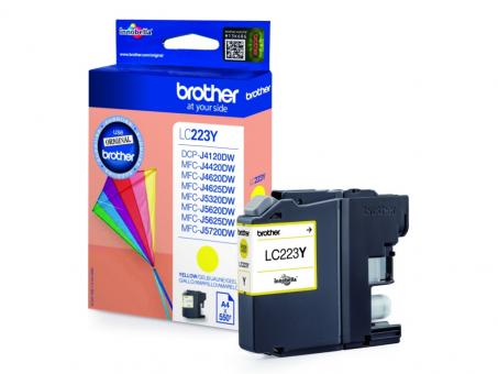 Original Brother LC223Y Tintenpatrone Yellow 5.9ml ca. 550 Seiten LC-223 
