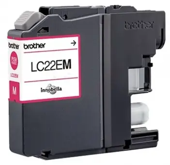 Brother LC22EM Druckerpatrone Magenta 11.8ml ca. 1.200 Seiten, 