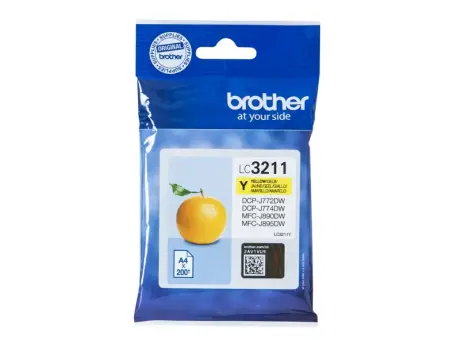 Brother LC3211Y Druckerpatrone Gelb ca. 200 Seiten, 