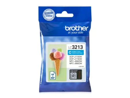 Brother LC3213C Druckerpatrone Cyan ca. 400 Seiten, 