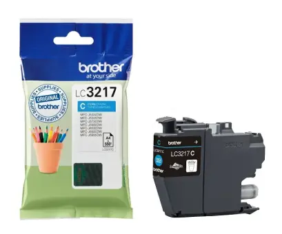 Brother LC3217C Druckerpatrone Cyan ca. 550 Seiten, 