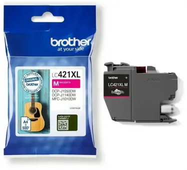 Brother LC421XLM Druckerpatrone Magenta ca. 500 Seiten, 